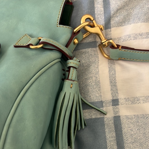 Dooney Bourke robin eggs blue tote - Picture 8 of 11